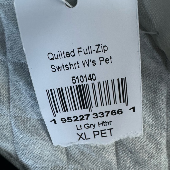 NWT LL Bean Quilted Full Zip Sweatshirt 2024 - Picture 7 of 9